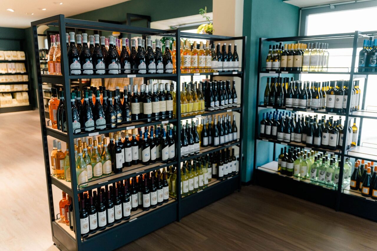 Selection of Italian products at Mercato Amami Italia